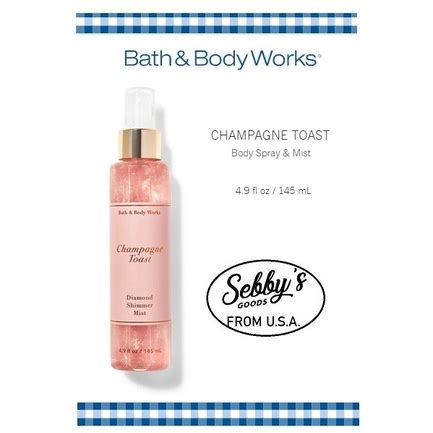 Bath Body Works Champagne Toast Diamond Shimmer Fragrance Body Mist