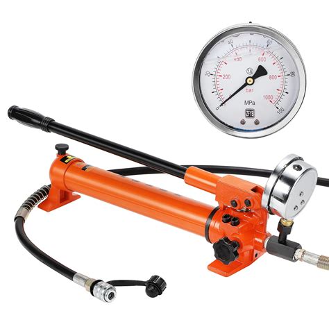 Buy Bonvoisin CP-700 Hydraulic Pump with Pressure Gauge Hand Pump Hose ...