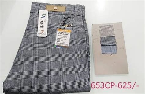 Narrow Fit Men Hanex Check Cotton Trousers At Rs Piece In Delhi