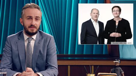 Neo Magazin Royale Jan B Hmermann Zeigt Was In Der Politik Gerade