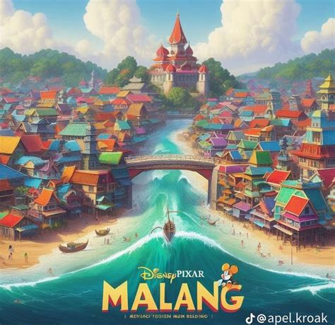 Intip 8 Potret Berbagai Kota Di Indonesia Versi Disney Dan Pixar Ai