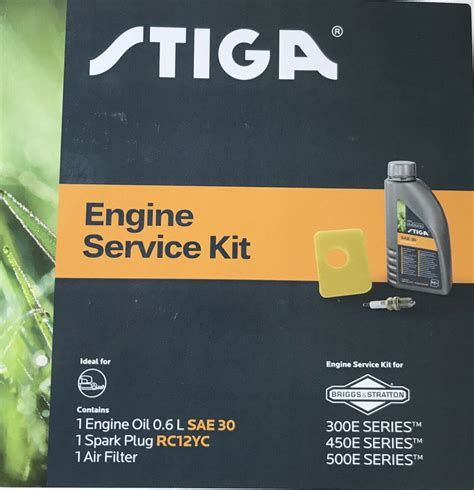 STIGA Engine Service Kit For Briggs Stratton 300E 450E 500E Series