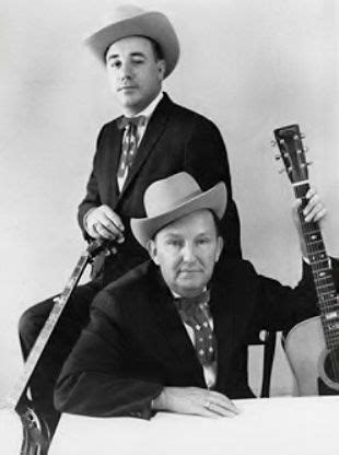 Lester Flatt Seated And Earl Scruggs In Bluegrass Music Old