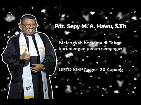 Pdt Sepy M A Hawu S Th YouTube