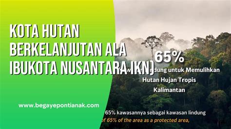 Ini Dia Kota Hutan Berkelanjutan Ala Ikn Di Kalimantan