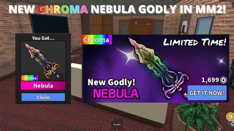 How To Get The New Chroma Nebula Godly In Mm2 Roblox Mm2 New Update