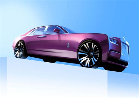 Rolls Royce Phantom Viii Design Render Illustration Car Design