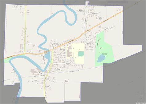 Map of Shiocton village