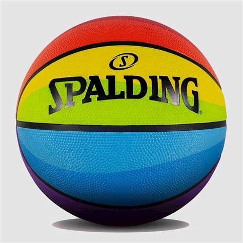 Spalding Rainbow Outdoor Basketball | Rebel Sport