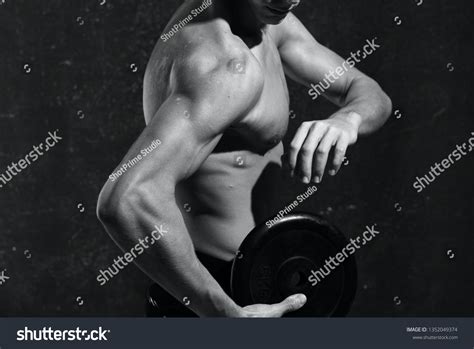 Muscular Naked Male Athlete Sport Fitness Stock Photo Edit Now