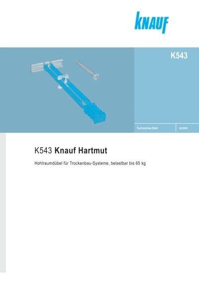 K543 Knauf Hartmut Hohlraumdübel
