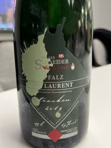 Holger Schneider Wein Sekt St Laurent Trocken Vivino US