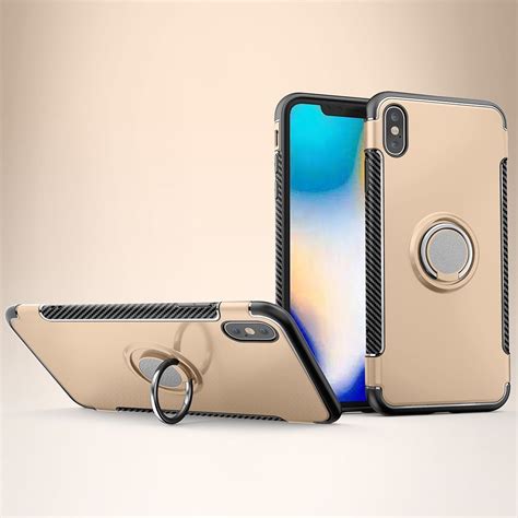 Mobigear Armor Ring Apple IPhone XS Max Shockproof Hardcase Hoesje