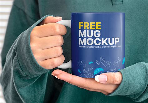 Free Mug Mockup Full Wrap Mug Mockup Free Free Hand Holding Mug