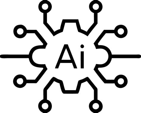 plain white background  subtle ai icons arranged symmetrically
