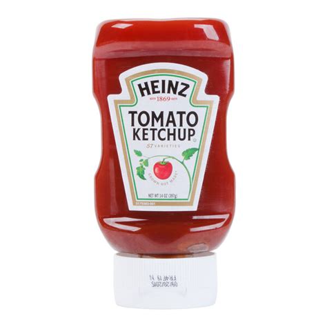 Heinz 14 Oz Upside Down Squeeze Bottle Ketchup 16 Case