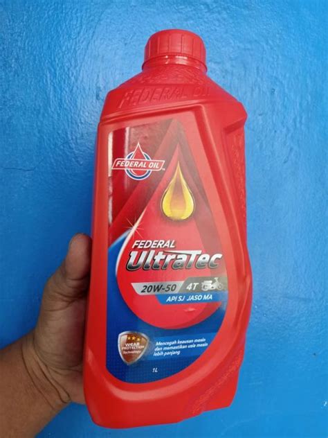 Oli Mesin Federal Ultratec 1 LITER 20W 50 Lazada Indonesia