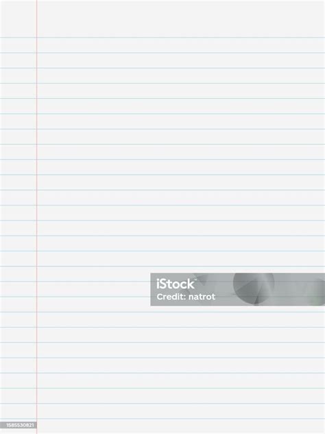 Notebook Paper Background Blank Pages Of A Notebook Stock Illustration ...