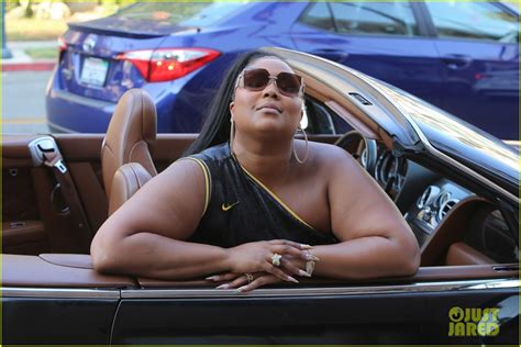 Lizzo Drives Around Beverly Hills Blasting Her New Song Rumors: Photo