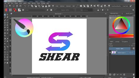 Make Vector Logo In Krita Youtube