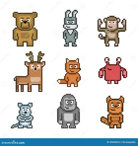 Pixel Art Animals