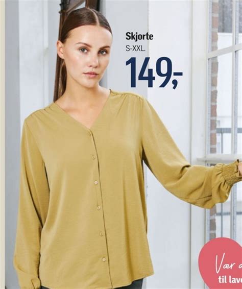 Vrs woman skjorte tilbud hos Føtex