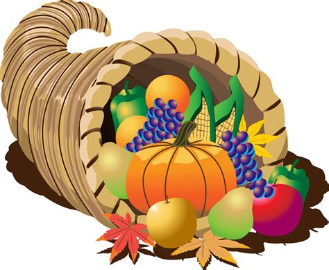 Cornucopia clipart free image - Clipart World