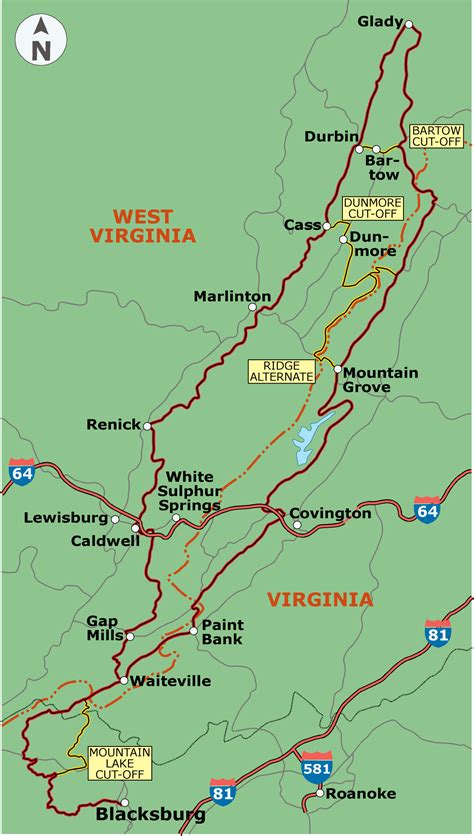 Allegheny Mountains Loop Bicycle Route - Bicycle Post