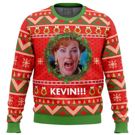 kevin home  ugly christmas sweater anime ape