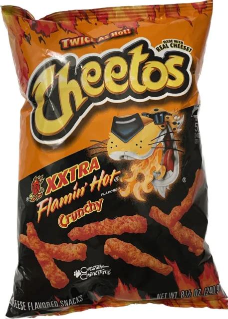 Cheetos Xxtra Flamin' Hot Crunchy Cheese Flavored Snacks USA Sale | www ...