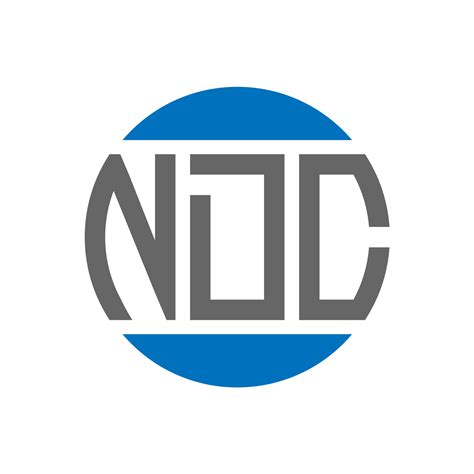 NDC letter logo design on white background. NDC creative initials ...