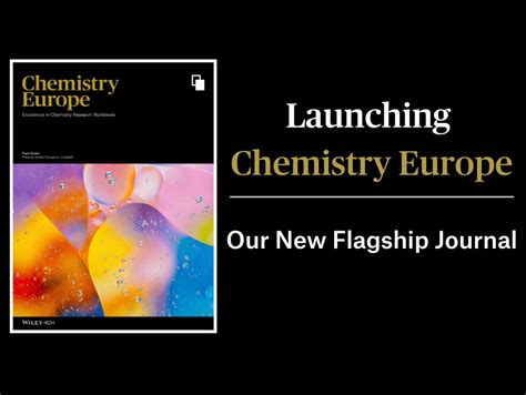 ChemistryViews On Twitter Launch Of Chemistry Europe A New Fully