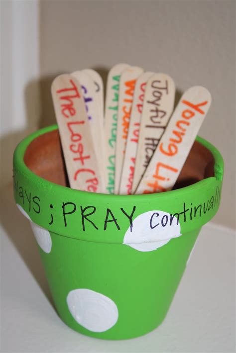 Prayer Sticks Popsicle Sticks With Special Intentions Or Names Of Special People Helps Teach