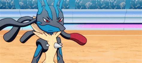 Pokemon Lucario Pokemon Lucario Mega Lucario Discover Share Gifs