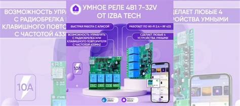 Умное реле для Алисы 4в1 Wi-fi + RF купить в Москве с доставкой ...