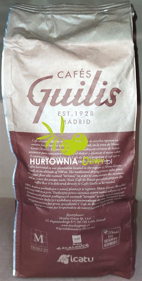 Guilis Cafe De Finca Kawa Ziarnista 1kg Karton