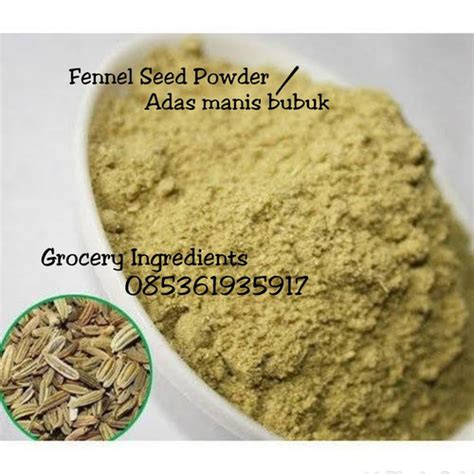 Jual Adas Manis Bubuk 250gram Fennel Seed Powder Jakarta Timur