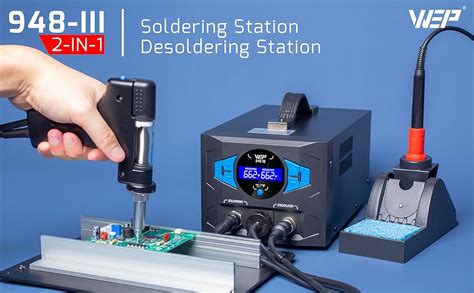 Wep Iii In Esd Safe Desoldering Station And Soldering Station