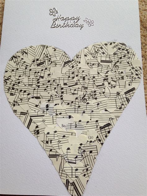 Music birthday card Music Birthday, Birthday Cards, Handmade Cards ...