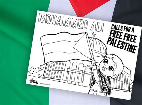 Free Free Palestine Colouring Sheet I Read My Story