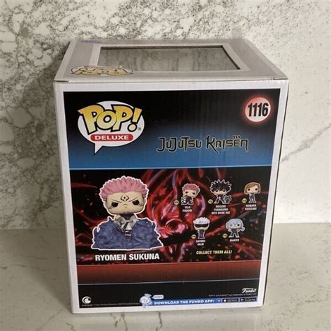 Funko Pop Deluxe Animation Jujutsu Kaisen Ryomen Sukuna Ebay