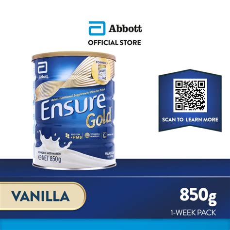 Ensure Gold Hmb Vanilla G For Adult Nutrition Lazada Ph