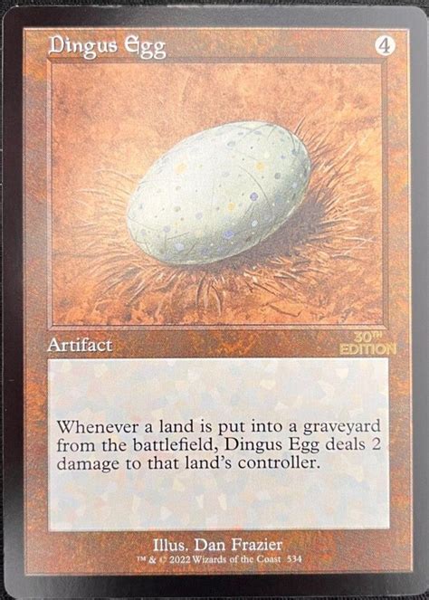 dingus egg  prices magic  anniversary magic cards