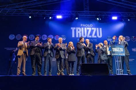 Regionali Sardegna Comizio Di Chiusura Di Meloni E Salvini