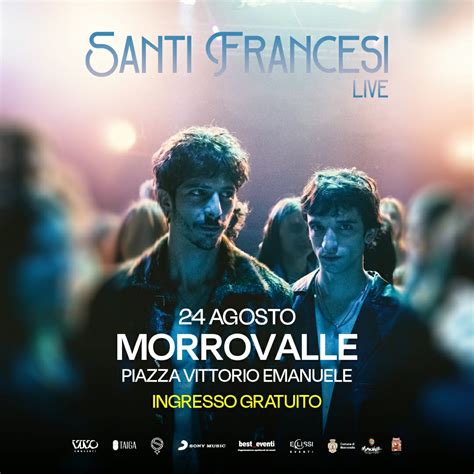 Santi Francesi in concerto a Morrovalle giovedì 24 agosto ore 21 30