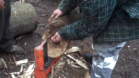 Chopping Firewood W Chris Orser Landscaping Youtube