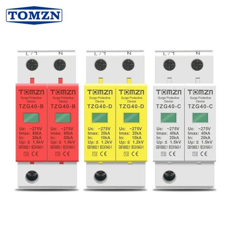 Tomzn Store Ac Spd P House Surge Protector Protection Protective Low