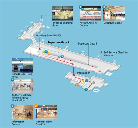 Haneda Airport International Terminal Gate Map