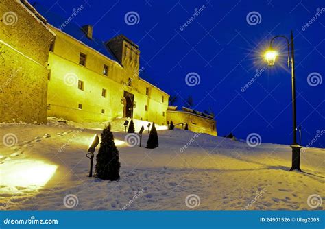 Brasov Citadel stock photo. Image of brasov, snow, peaks - 24901526