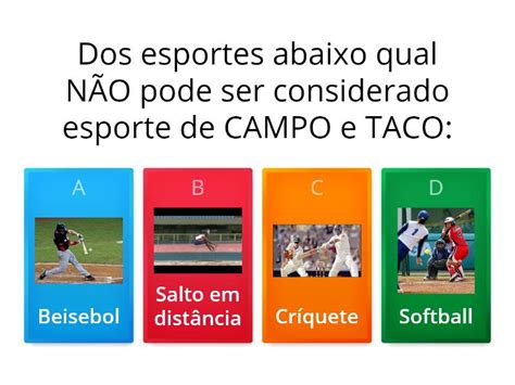 Esportes De Campo E Taco 5 Exemplos - 10